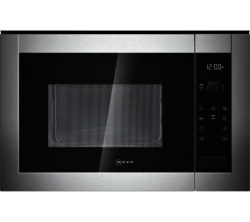 Neff H12WE60N0G Built-in Solo Microwave - Stainless Steel
